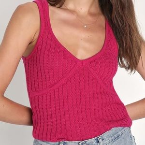 Lulu’s Sweater Tank - NWT